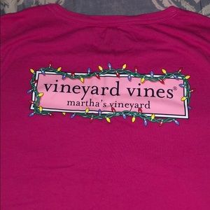 Pink vineyard vines long sleeve t shirt